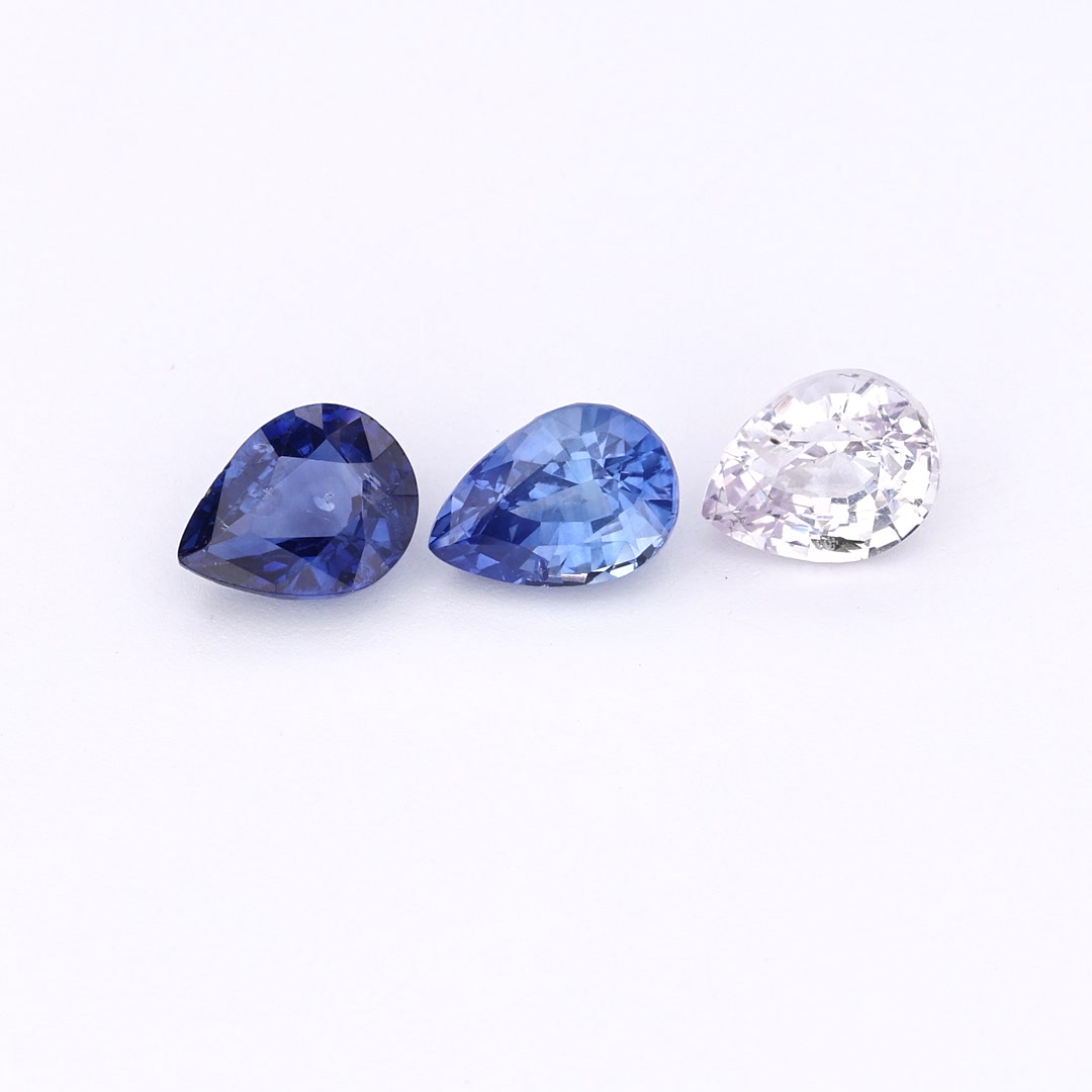 2.11 ct. Blue Sapphires