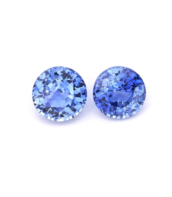 2.73 ct. Unheated Blue Sapphires