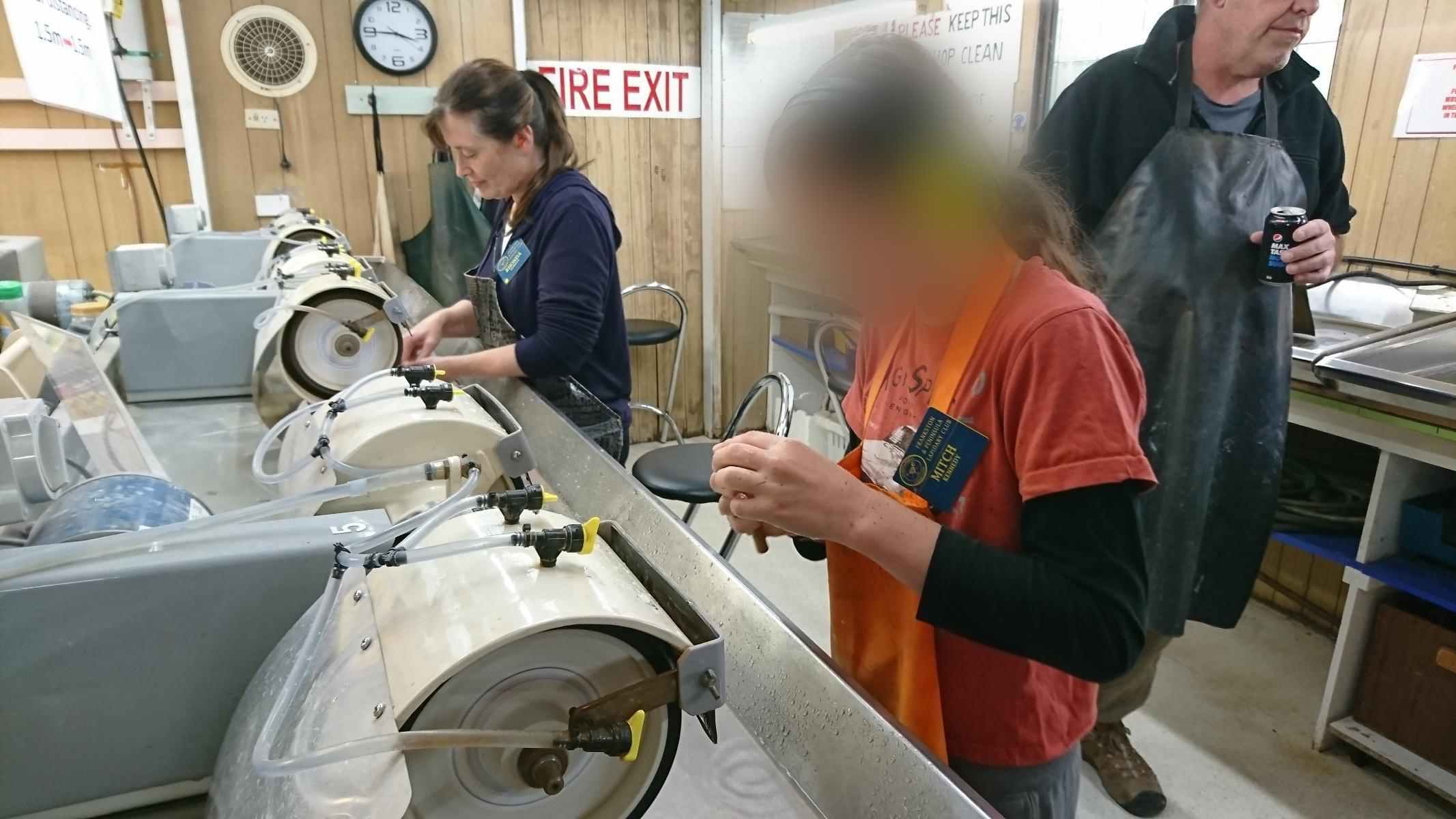 Youth lapidary training in Australia