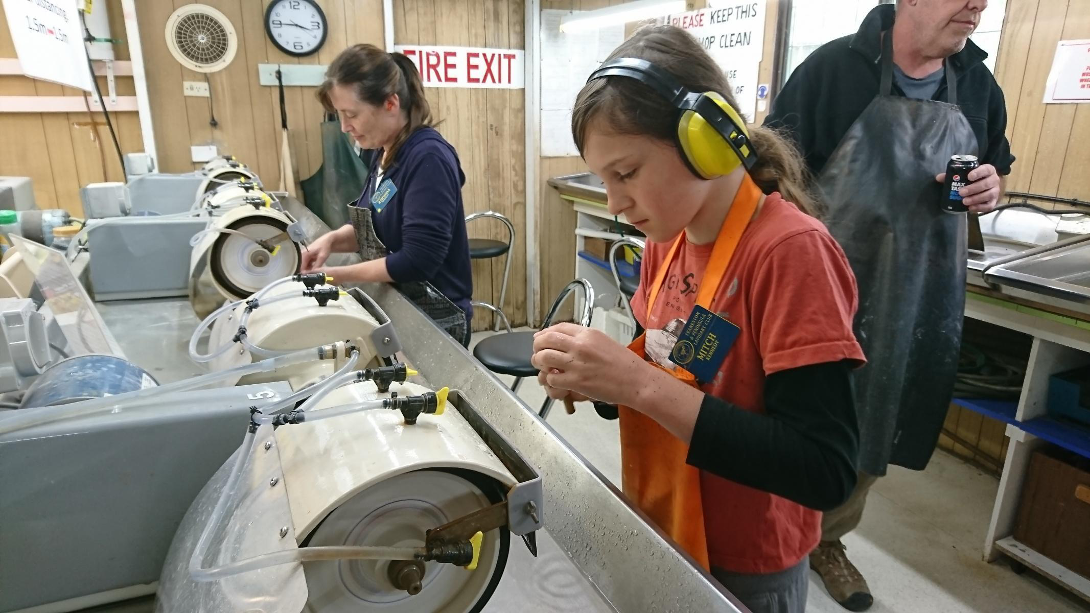 Youth skills and lapidary training