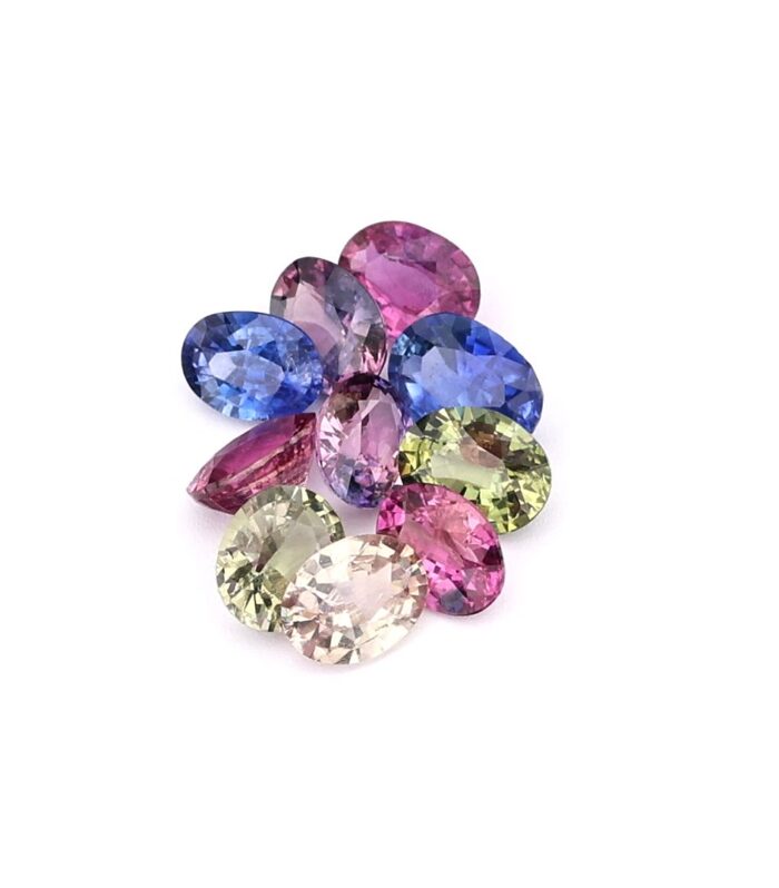 2.5ct.Multi Coloured sapphires
